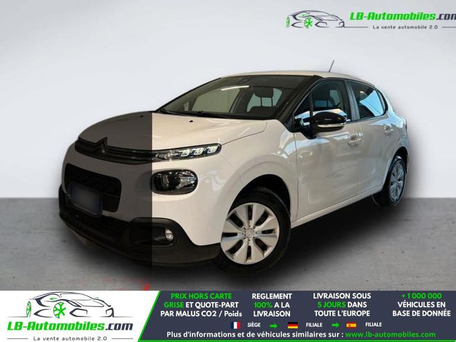Citroen C3 BLUEHDI 100 BVM Blanc de 2019