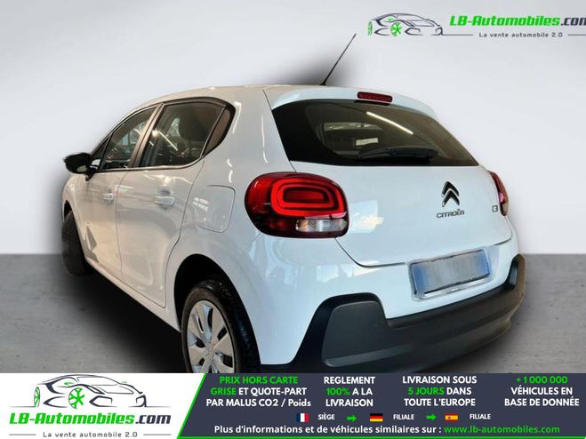 Citroen C3 BLUEHDI 100 BVM Blanc de 2019