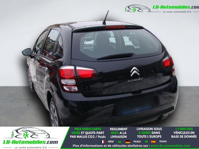 Citroen C3 PureTech 68 BVM Noir M�tallique de 2015