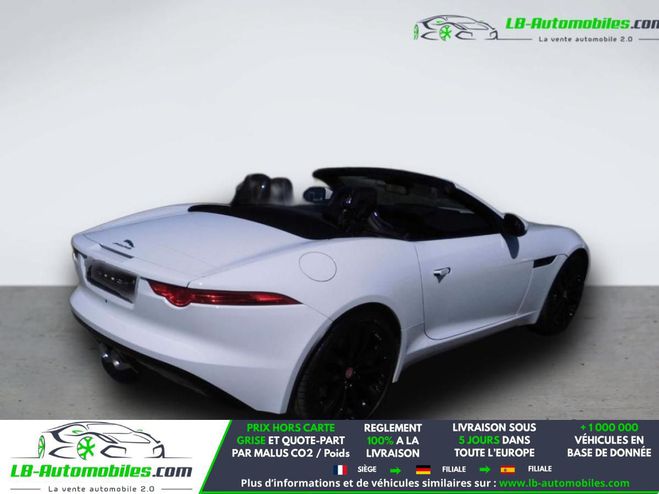 Jaguar F-Type Cabriolet V6 3L  340 ch BVA Blanc de 2016