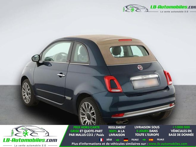 Fiat 500 1.2 69 ch BVA Bleu M�tallique de 2015