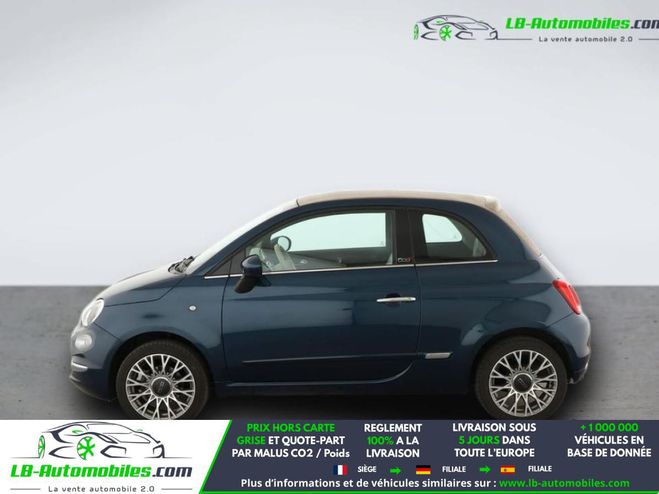 Fiat 500 1.2 69 ch BVA Bleu M�tallique de 2015