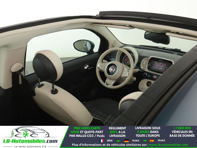 Fiat 500 1.2 69 ch BVA Bleu M�tallique de 2015