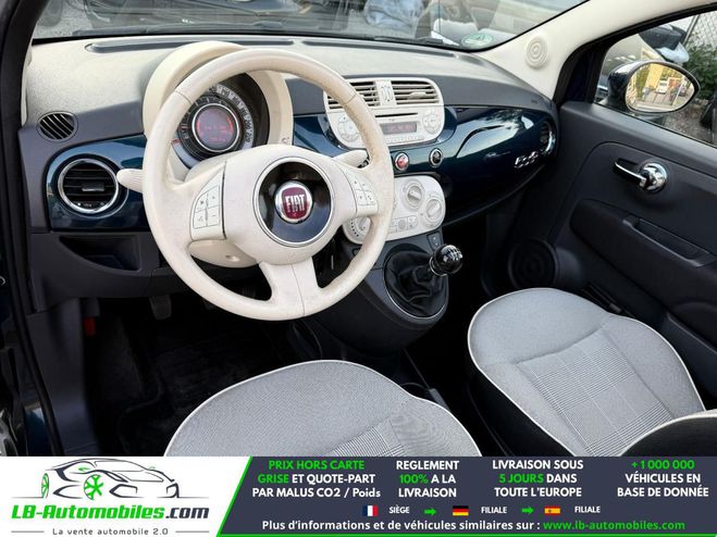 Fiat 500 1.2 8V 69 ch Bleu M�tallique de 2015