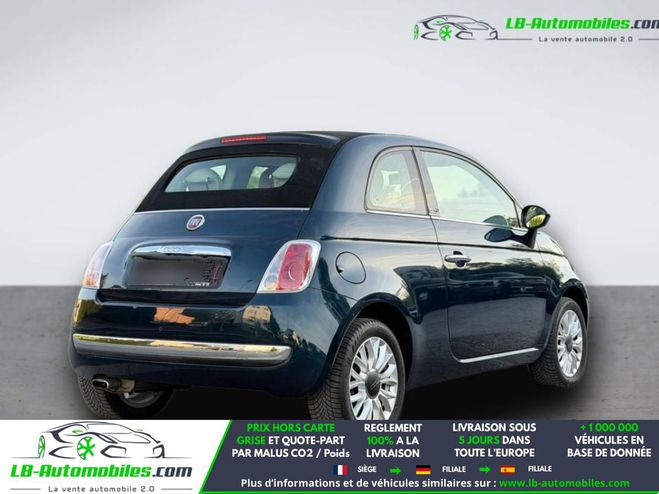 Fiat 500 1.2 8V 69 ch Bleu M�tallique de 2015