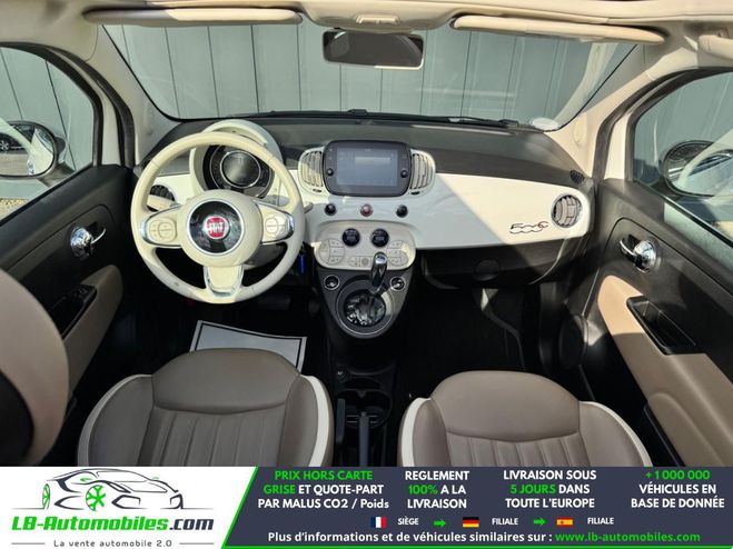 Fiat 500 1.2 69 ch BVA Blanc M�tallique de 2018
