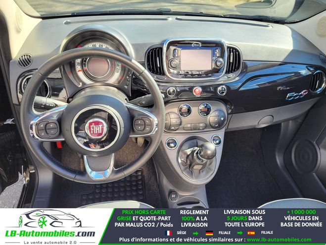 Fiat 500 1.2 8V 69 ch Noir M�tallique de 2016