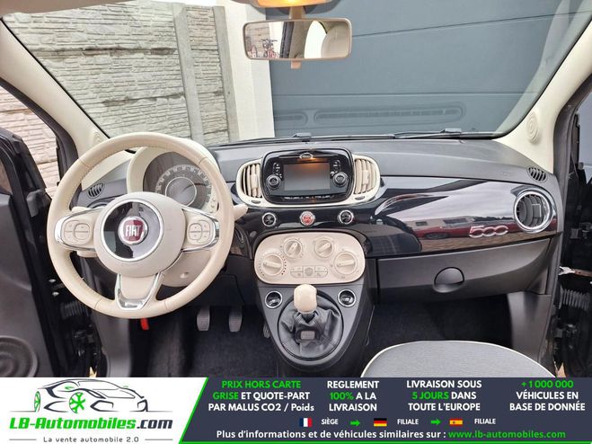 Fiat 500 1.2 69 ch BVM Noir M�tallique de 2018