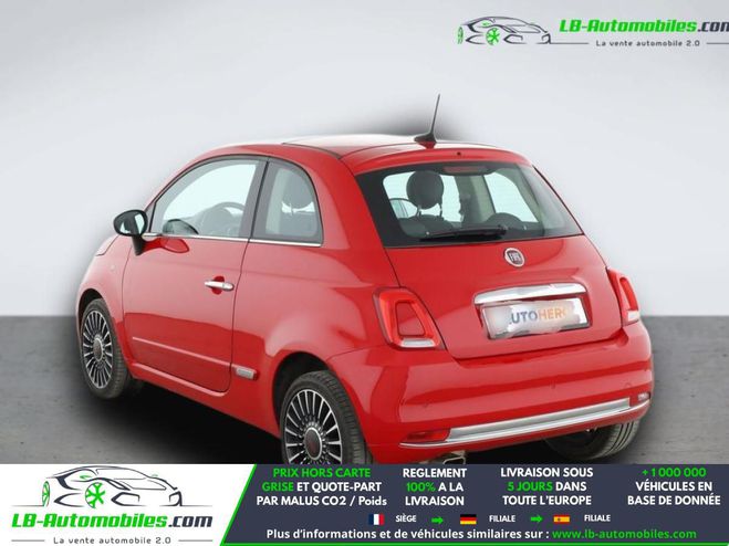 Fiat 500 1.2 69 ch BVA Rouge de 2019