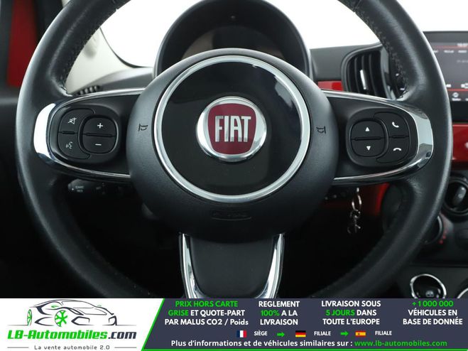 Fiat 500 1.2 69 ch BVA Rouge de 2019