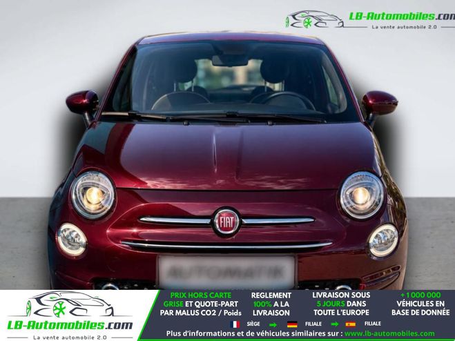 Fiat 500 1.2 69 ch BVA Prune M�tallique de 2019