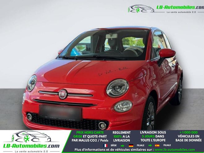 Fiat 500 1.2 69 ch BVA Rouge de 2018