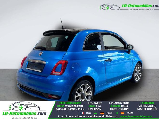 Fiat 500 0.9 85 ch TwinAir BVM Bleu M�tallique de 2019