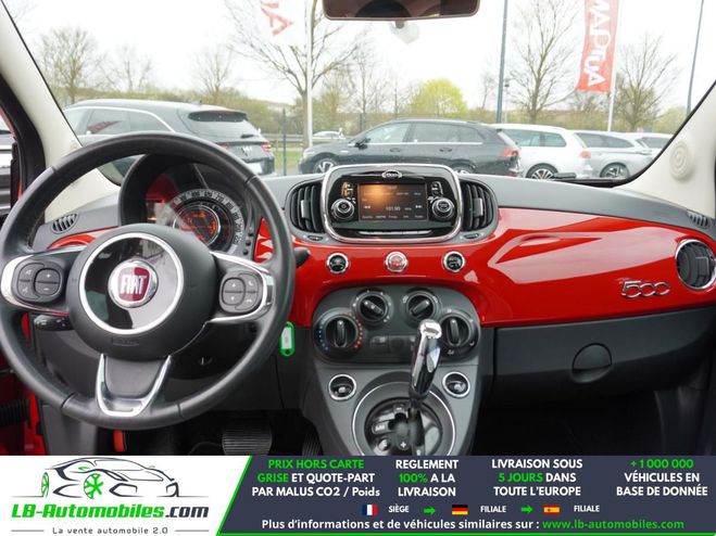 Fiat 500 1.2 69 ch BVA Rouge de 2017