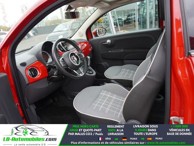 Fiat 500 1.2 69 ch BVA Rouge de 2017
