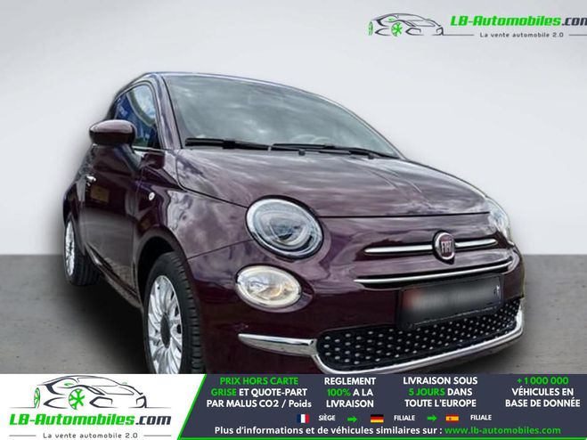 Fiat 500 1.2 69 ch BVA Rouge M�tallique de 2018