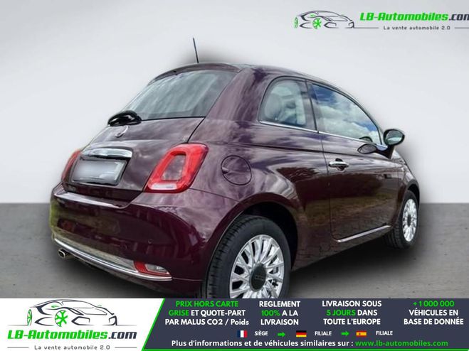 Fiat 500 1.2 69 ch BVA Rouge M�tallique de 2018
