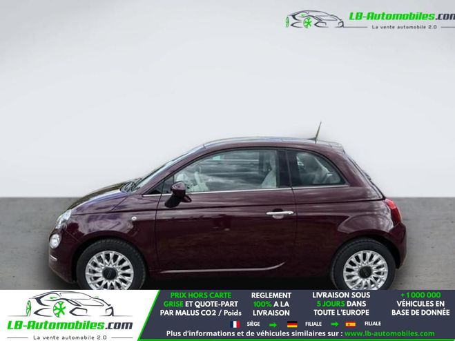Fiat 500 1.2 69 ch BVA Rouge M�tallique de 2018