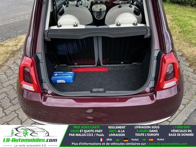 Fiat 500 1.2 69 ch BVA Rouge M�tallique de 2018