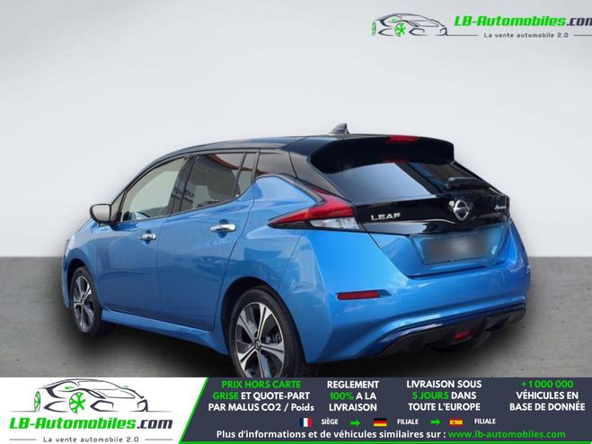 Nissan Leaf Electrique 62kWh 217 ch BVA Bleu M�tallique de 2021
