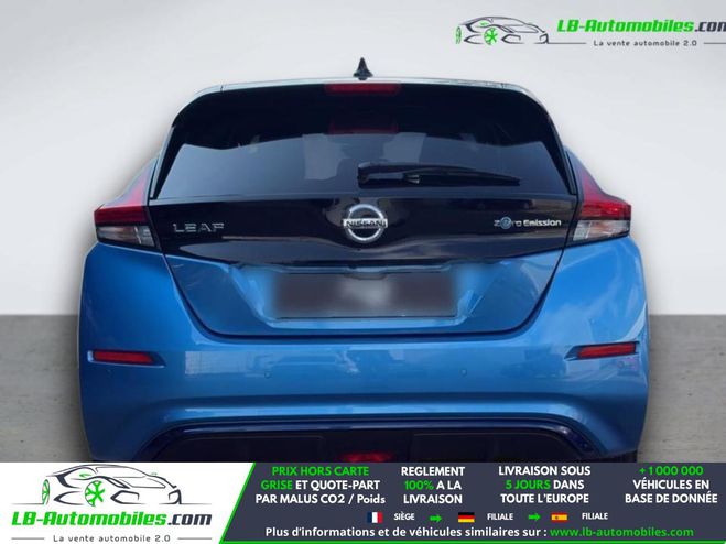 Nissan Leaf Electrique 62kWh 217 ch BVA Bleu M�tallique de 2021