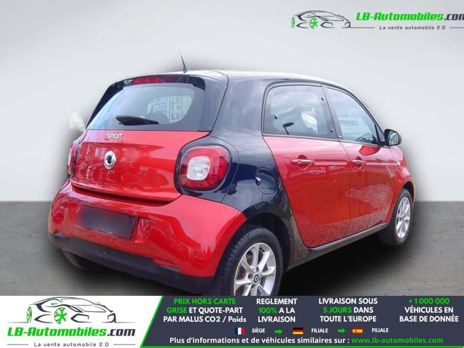 Smart Forfour 1.0 71 ch  BVA Rouge M�tallique de 2016