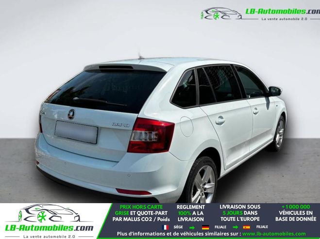 Skoda Rapid 1.0 TSI 110 ch  BVM Blanc de 2017