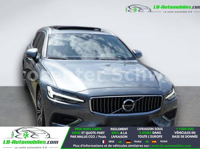 Volvo V60 T6 AWD 253 ch + 145 ch BVA Gris M�tallique de 2020