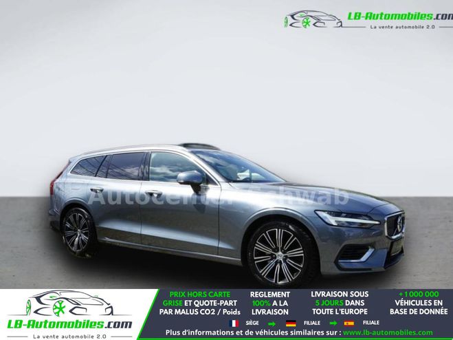 Volvo V60 T6 AWD 253 ch + 145 ch BVA Gris M�tallique de 2020