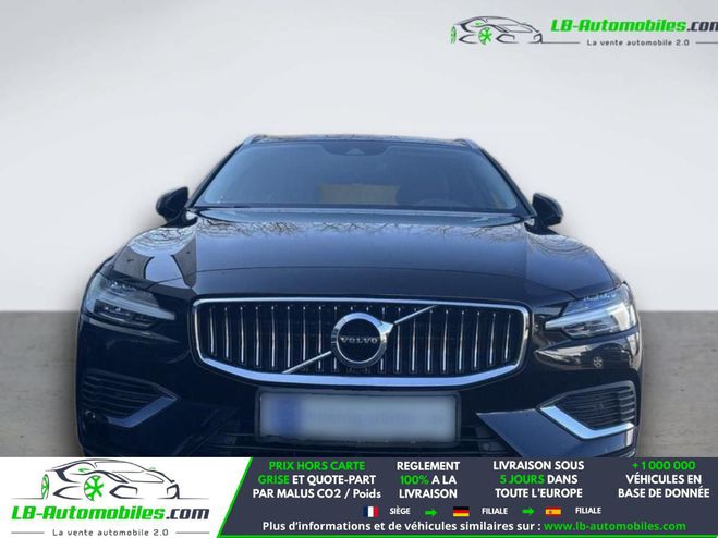 Volvo V60 T6 AWD 253 ch + 145 ch BVA Noir M�tallique de 2021