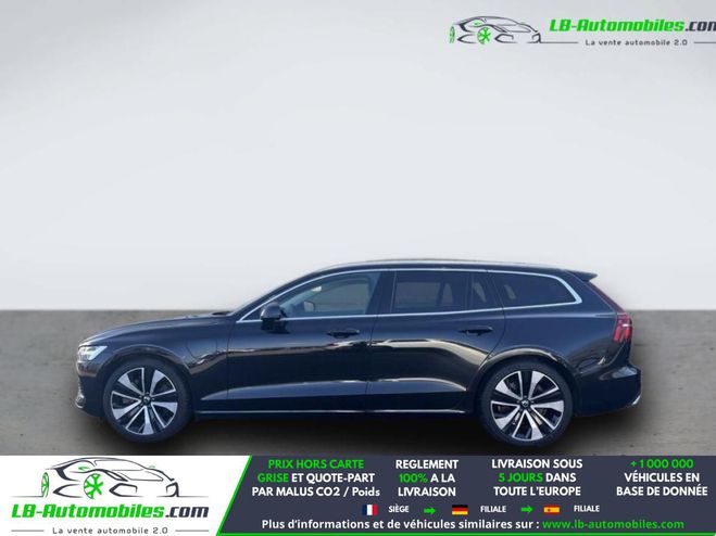 Volvo V60 T6 AWD 253 ch + 145 ch BVA Noir M�tallique de 2021