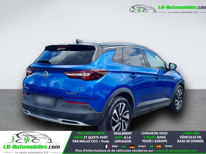 Opel Grandland X 2.0 D 177 ch BVA Bleu de 2018