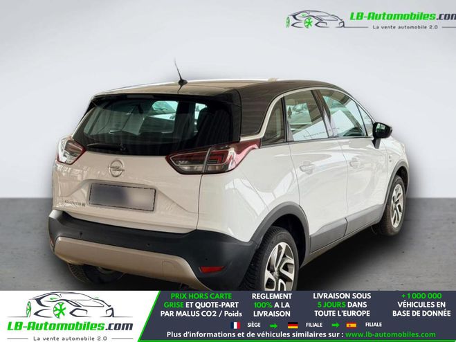 Opel Crossland X 1.2 Turbo 110 ch BVM Blanc de 2019