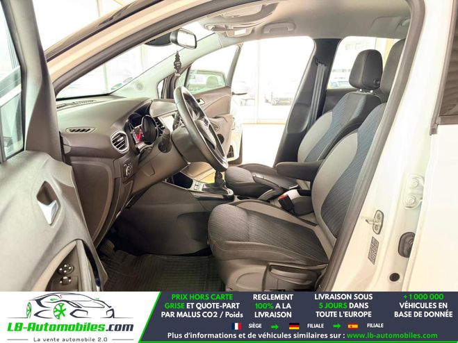 Opel Crossland X 1.2 Turbo 110 ch BVM Blanc de 2019