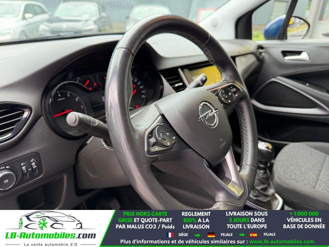 Opel Crossland X 1.2 Turbo 110 ch BVM Bleu de 2019