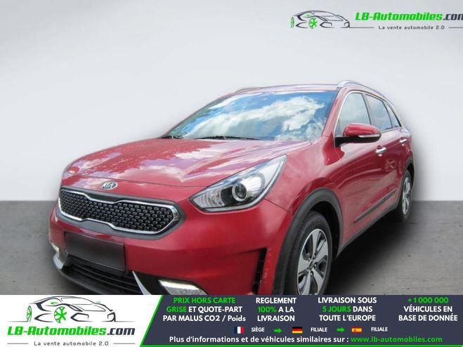 Kia Niro 1.6 GDi Hybride Rechargeable 141 ch BVA Rouge M�tallique de 2017