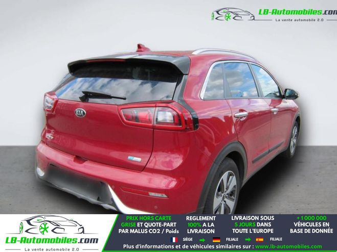 Kia Niro 1.6 GDi Hybride Rechargeable 141 ch BVA Rouge M�tallique de 2017