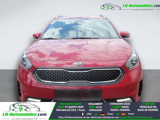 Kia Niro 1.6 GDi Hybride Rechargeable 141 ch BVA Rouge M�tallique de 2017