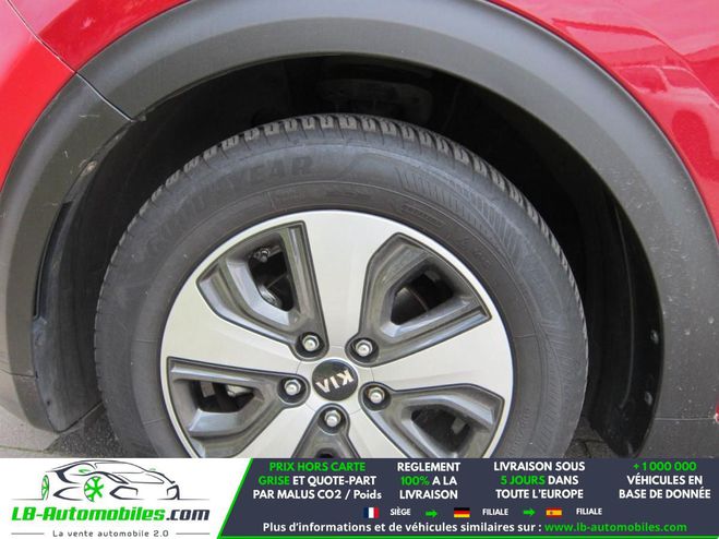 Kia Niro 1.6 GDi Hybride Rechargeable 141 ch BVA Rouge M�tallique de 2017
