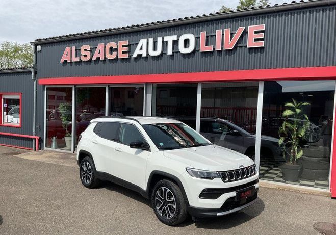 Jeep Compass 1.3 TURBO T4 190CH PHEV 4XE LIMITED AT6  Blanc de 2022