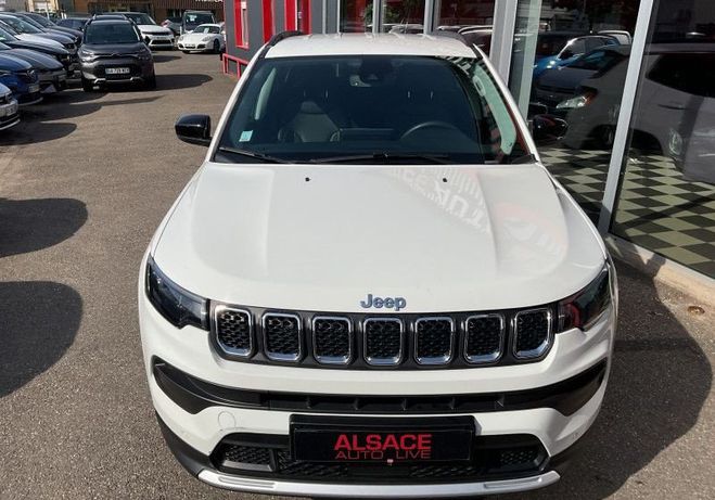 Jeep Compass 1.3 TURBO T4 190CH PHEV 4XE LIMITED AT6  Blanc de 2022