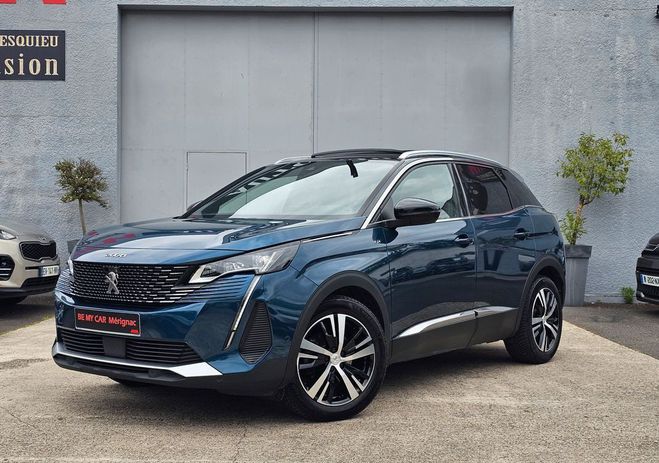 Peugeot 3008 Superbe hdi gt toutes options 2021 1�mai Bleu de 2021