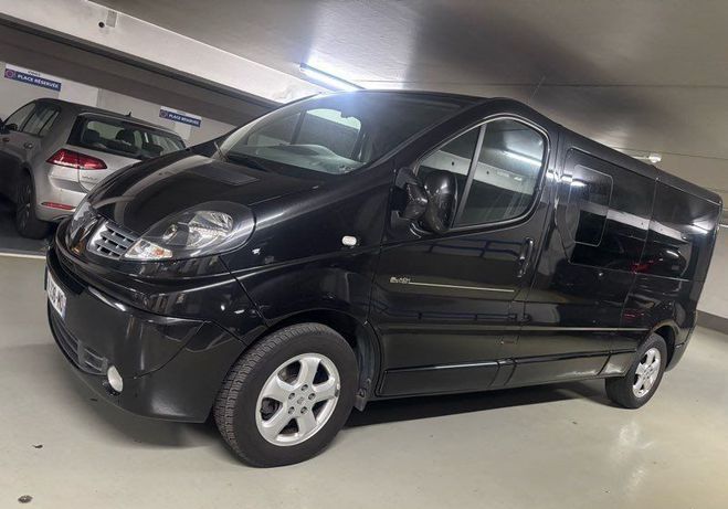 Renault Trafic long 2.0dci 115ch Black �dition 9 places Noir de 2014