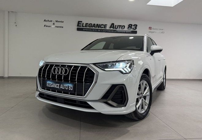 Audi Q3 35 TFSI 150CH S LINE TRONIC 7 VIRTUAL CO Blanc de 2019