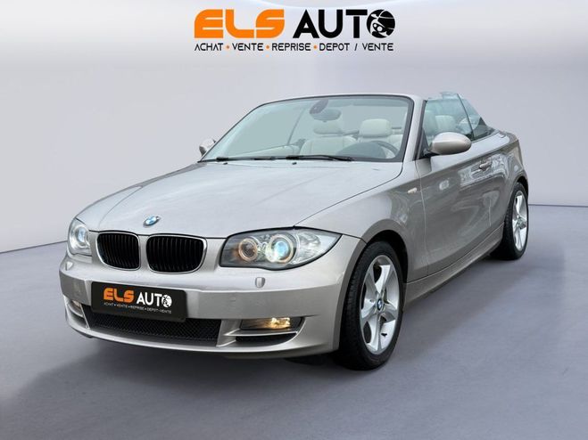 BMW Serie 1 118i 143ch Cabriolet Boite Auto Gris M�tallis� de 2008