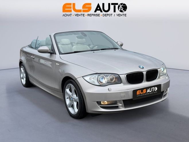BMW Serie 1 118i 143ch Cabriolet Boite Auto Gris M�tallis� de 2008