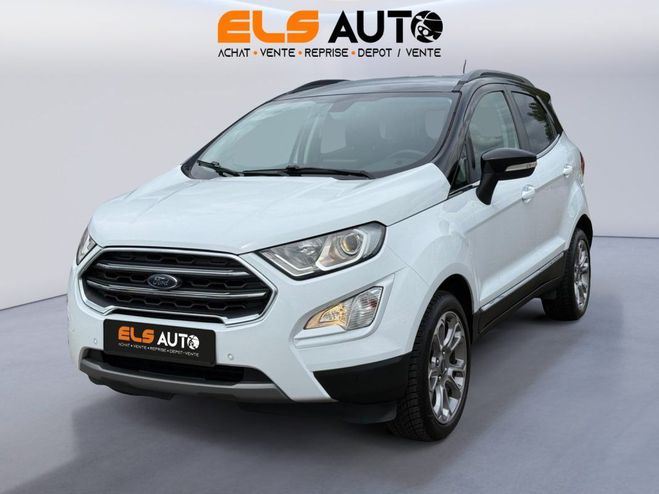 Ford Ecosport 1.5 TDCI 100ch Titanium 1.Main Blanc M�tallis� de 2018