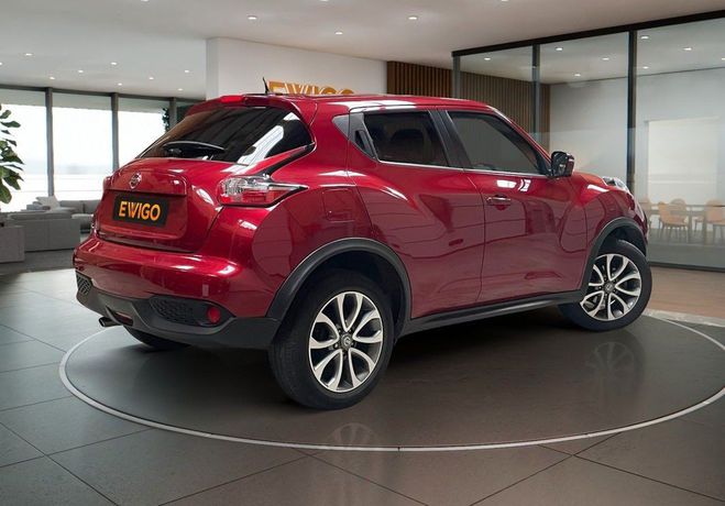 Nissan Juke 1.0 digt 115 tekna 2wd toit ouvrant pano Rouge de 2017