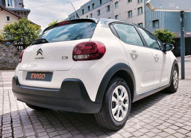 Citroen C3 generation-iii 1.5 bluehdi 100 feel star Blanc de 2019