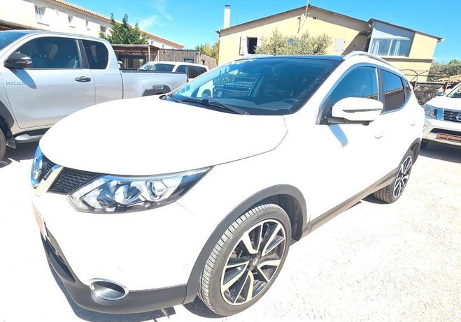 Nissan Qashqai tekna 110cv Bvm6 Blanc de 2015